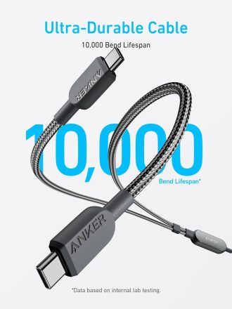 Anker 2 in 1 USB C to USB C Cable 4 ft 140W Black 1.jpg
