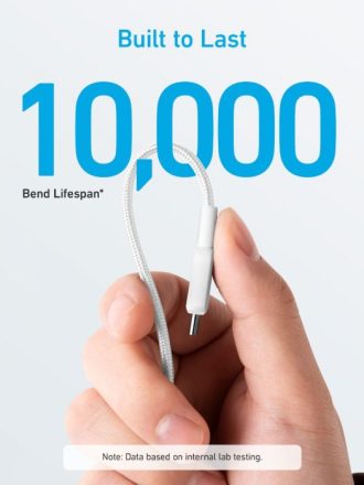 Anker 322 USB A to USB C Cable 90cm Braided White 1.jpg