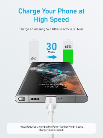 Anker Charging Cable USB C to USB C 2.0 Nylon Cable 6ft 1.8 M 60W White 1.jpg