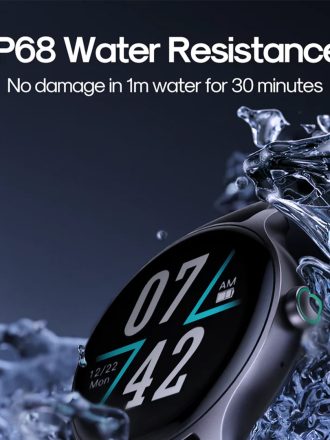 JR FC1 Classic Series Smart Watch MakeAnswer Call Dark Gray 1.jpg
