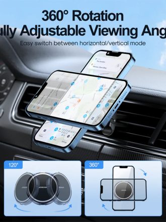 JR ZS313 Magnetic Car Phone Mount Air Vent 1.jpg